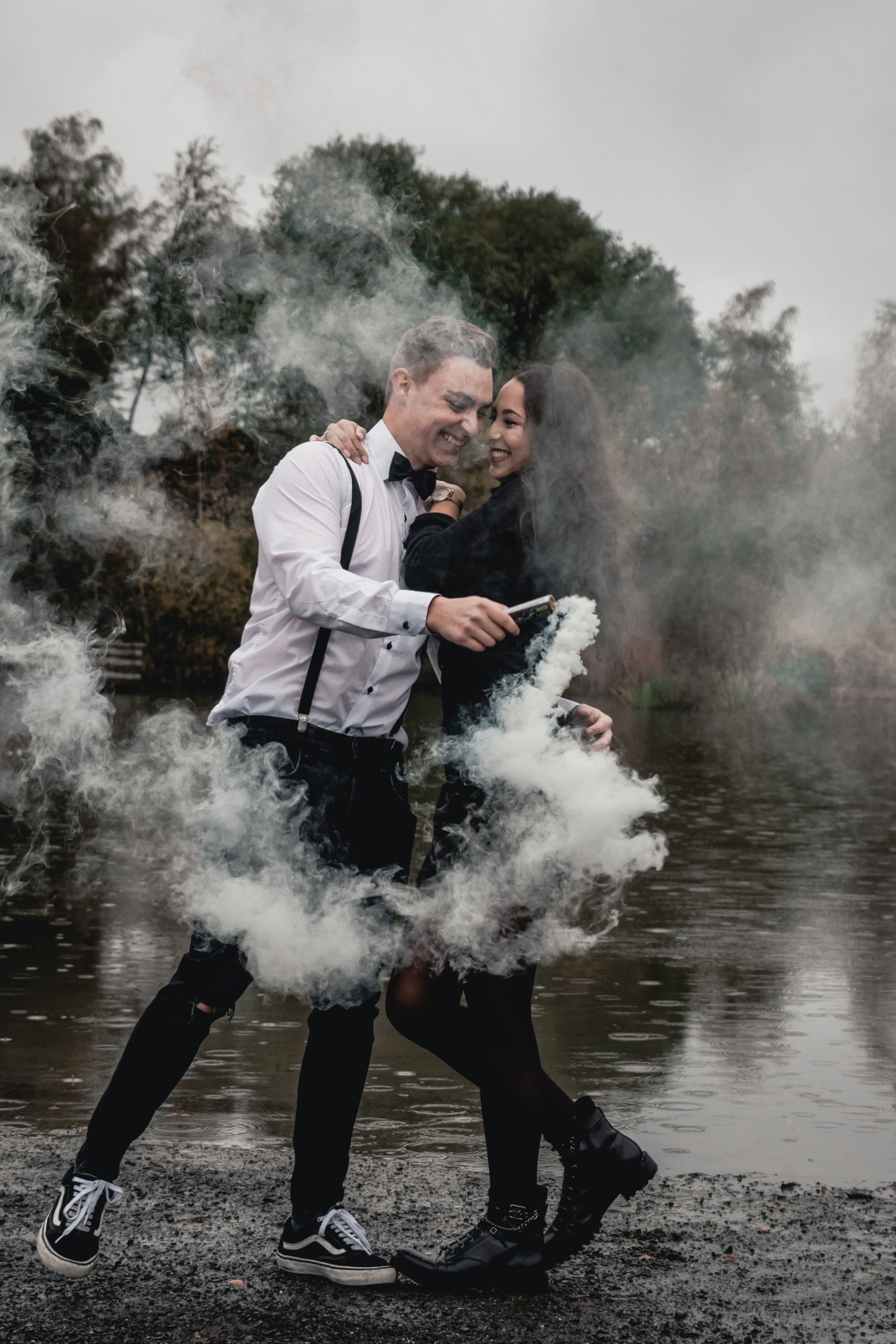 Shooting René und Geena Paar Hochzeit Fotografie